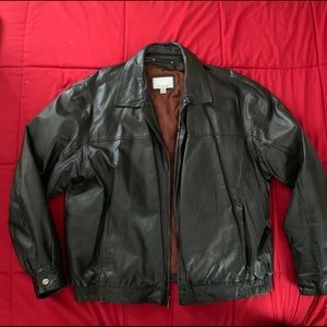 Men’s Wilsons suede and leather coat